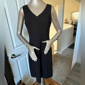 Ann Taylor Elegant Black Sleeveless Dress